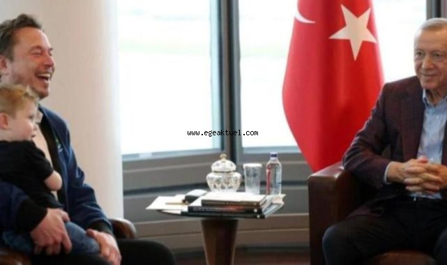 Erdoğan, Musk'la buluştu