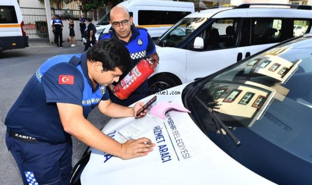 İzmir Büyükşehir Belediyesi’nden okul servislerine denetim