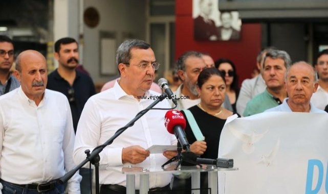 Konak’ta güvercinler barış umuduyla uçtu