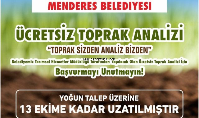 Menderes’in O Projesinde Süre Uzatıldı