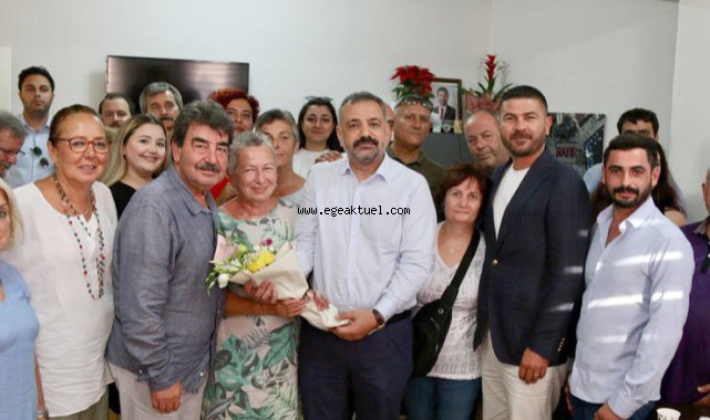 Şenol Aslanoğlu Foça İlçe Örgütünü Ziyaret Etti