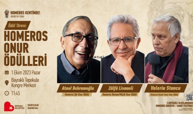 Uluslararası Homeros Festivali başlıyor