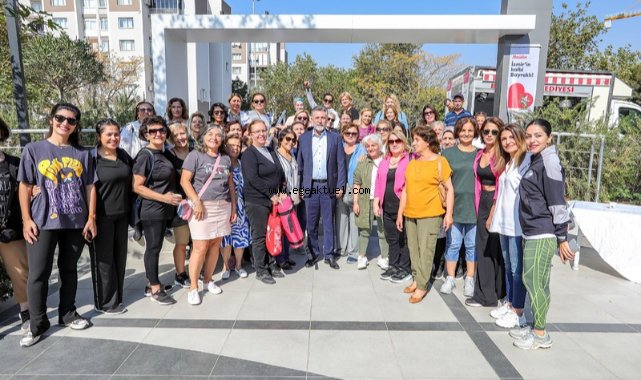 Başkan Sandal kadın kursiyerlerle buluştu