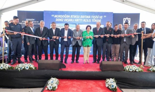 Başkan Soyer Mordoğan Atıksu Arıtma Tesisi’ni açtı