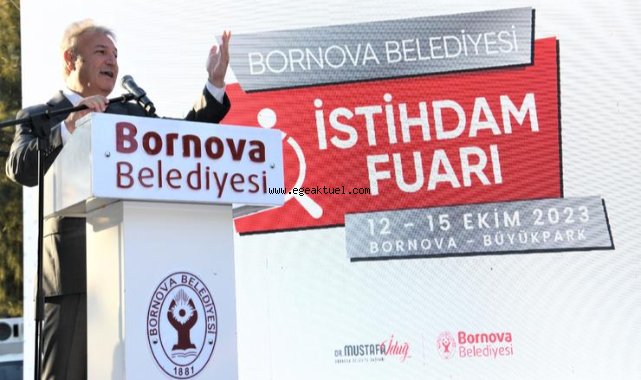 Bornova Belediyesi İstihdam Fuarı açıldı