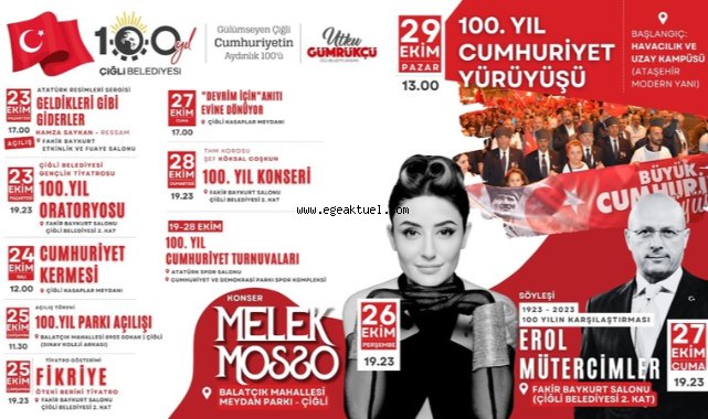 Çiğli Belediyesi’nden 100. Yıla Görkemli Kutlama