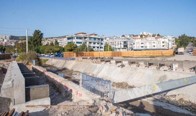 Çiğli trafiğini rahatlatacak köprüde sona doğru
