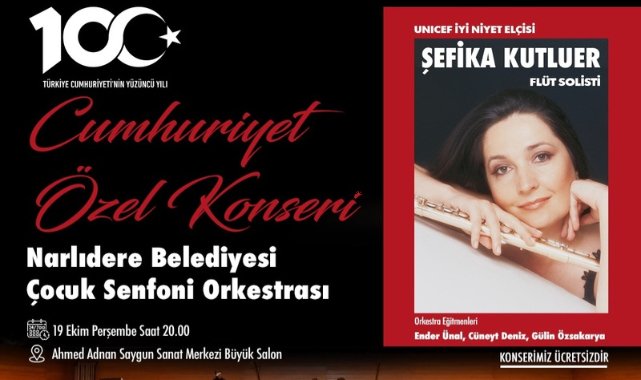 Çocuk Senfoni Orkestrası’ndan Cumhuriyetin 100. Yılı Özel Konseri