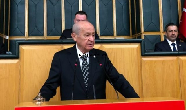 Devlet Bahçeli'den kürsüde 'Filistin' mesajı
