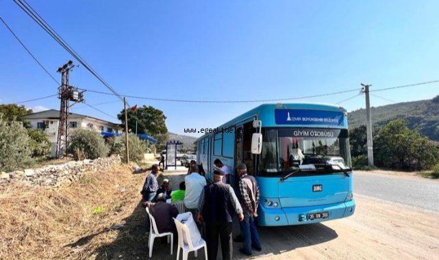 Giyim Otobüsü İzmir yollarında