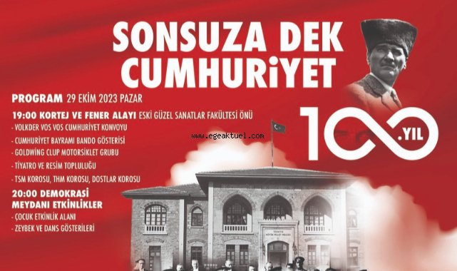 Narlıdere, Cumhuriyetimizin 100.yılını Coşku Ve Gururla Kutlayacak