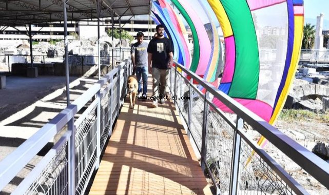 Turistler, Agora Ören Yeri’ndeki tarihe yakından tanıklık edecek