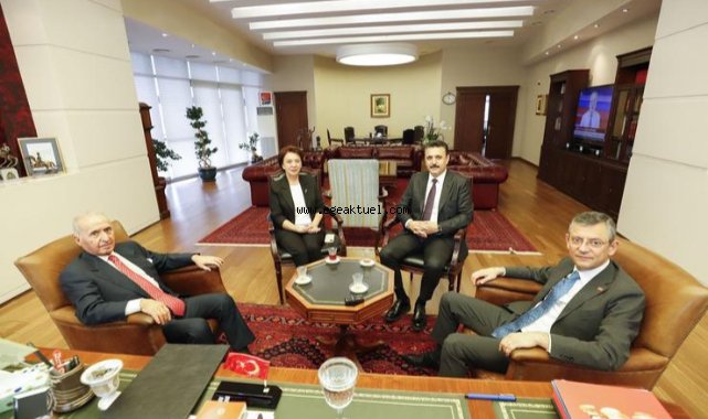 Başkan Kırgöz’den Genel Başkan Özgür Özel’e ziyaret