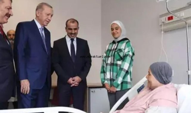 Erdoğan, Gazze'den getirilen hastaları ziyaret etti