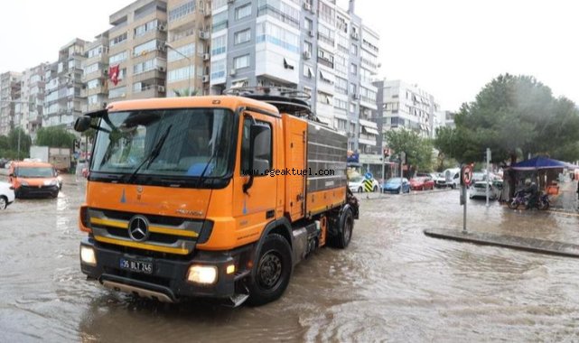 İzmir’de metrekareye 58,5 kilogram yağış düştü
