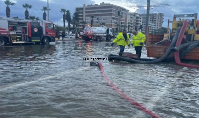 İzmir'de taşkın teyakkuzu
