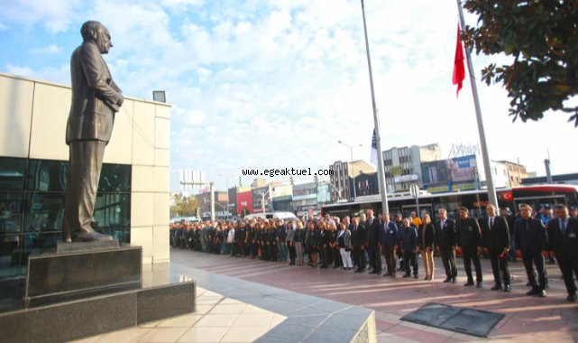 Karabağlar'dan Ata'ya saygı duruşu