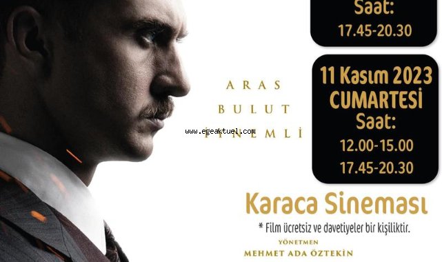 Konaklılar 10 Kasım’da ‘Atatürk’ü izleyecek