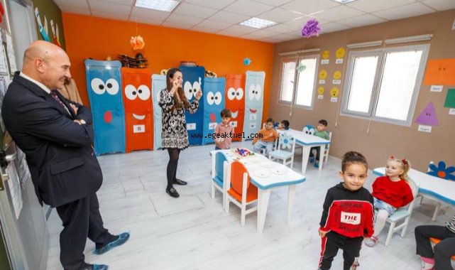 Masal Evi çocuklarından Başkan Soyer’e sürpriz