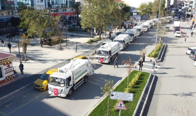 Menderes Belediyesi'nden Araç Hamlesi