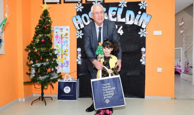 Başkan Selvitopu miniklerin yeni yılını kutladı