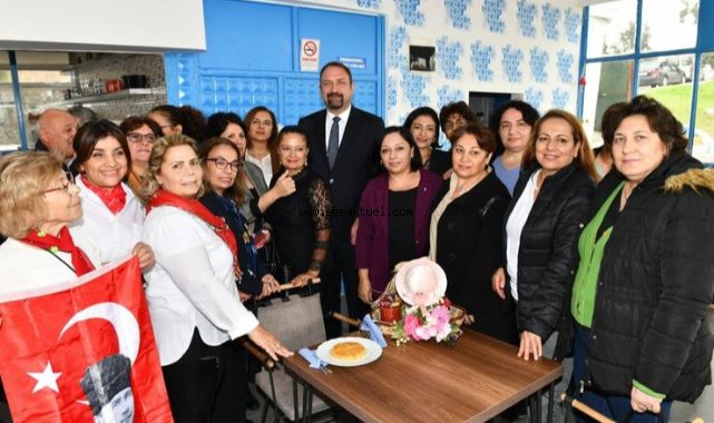 Çiğli’de Kadınların İşleteceği Kafe Hizmete Girdi
