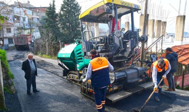 2023'te 20 bin tondan fazla asfalt serildi