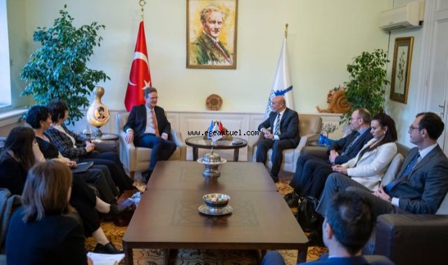 Avrupa Birliği Türkiye Delegasyonu Başkanı Meyer-Landrut’tan Başkan Soyer’e ziyaret