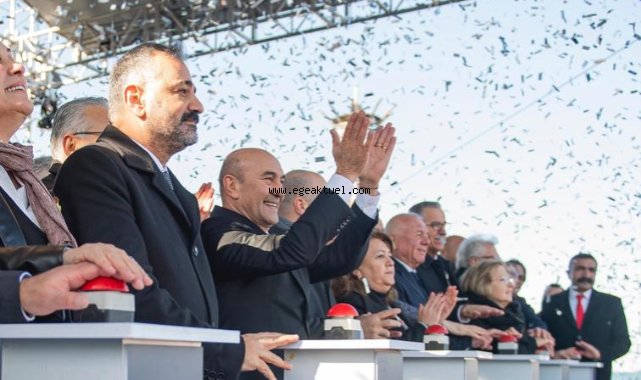 Başkan Soyer İZSU’nun 28 milyar liralık açılış ve temel atma töreninde konuştu