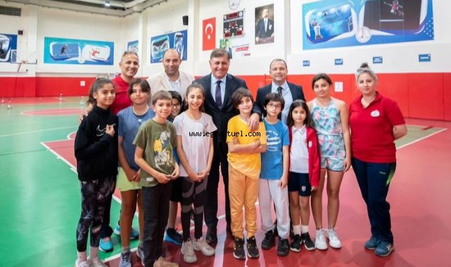 Karşıyaka'da Sportif Yetenek Ölçüm ve Spora Yönlendirme Merkezi yoğun ilgi görüyor