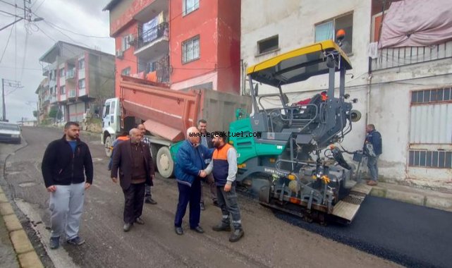 Vatandaşlardan Başkan Selvitopu'na asfalt teşekkürü