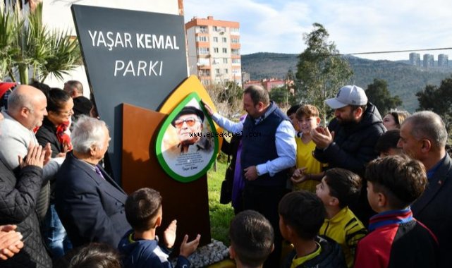 Yaşar Kemal Parkı Çiğli’de Törenle Açıldı