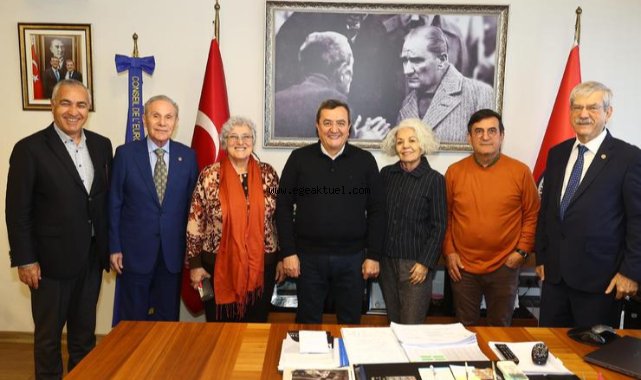 Başkan Batur'a Seçim Koordinasyon Danışma Kurulu ziyareti