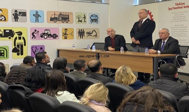 CHP Gaziemir Adayı Işık'tan seçim mesaisi: DİSK'ten Işık'a 'yeşil ışık'