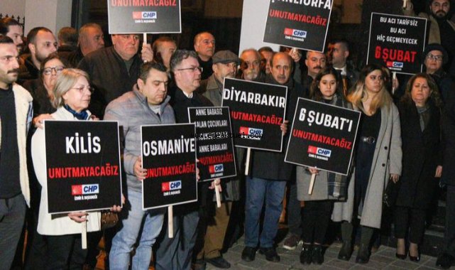 CHP İzmir 04.17’de saygı duruşundaydı