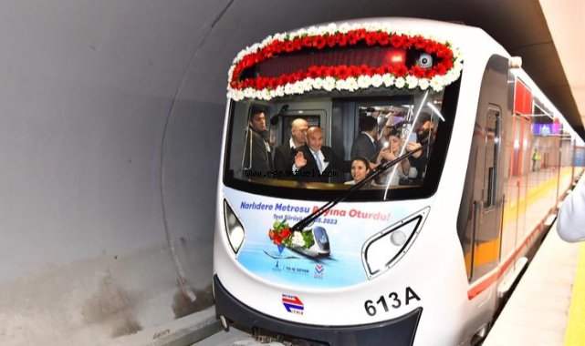 Narlıdere Metrosu ön işletmede 15 dakikalık sefer sıklığı ile çalışacak