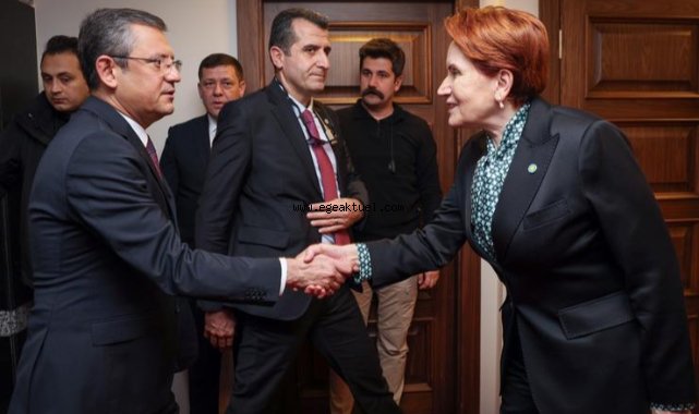Özgür Özel'den Meral Akşener'e taziye ziyareti