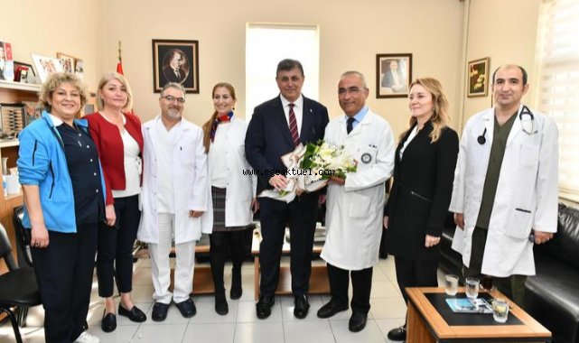 Başkan Cemil Tugay, meslektaşlarıyla buluştu