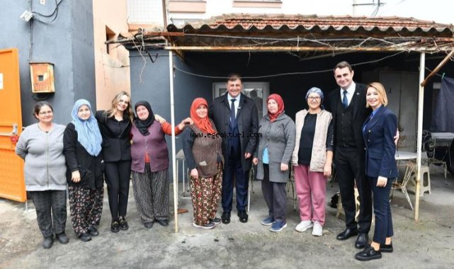 Başkan Tugay: Aliağa Yeni Şakran’ın kanalizasyon sorunu çözülecek