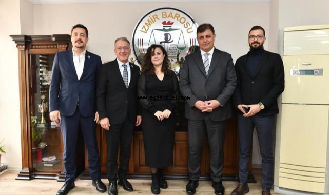 Başkan Tugay seçim güvenliği için İzmir Barosu'ndan destek istedi