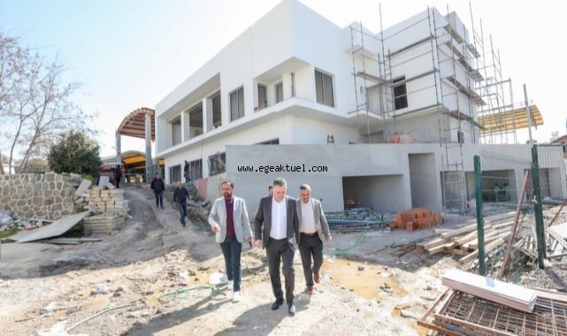 Bayraklı’nın yeni kültür merkezinde sona gelindi