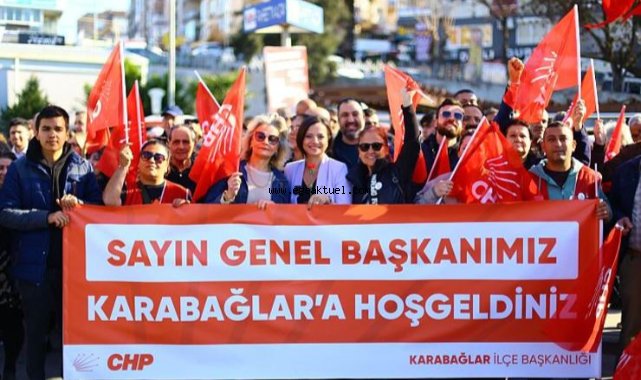 Helil Kınay Özgür Özel’i Karabağlar’da karşıladı