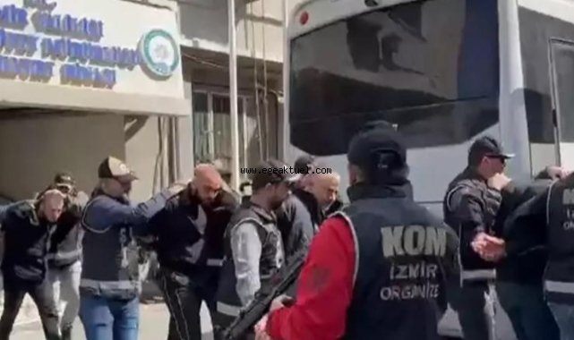 İzmir merkezli 'Mahzen 13' operasyonunda 15 şüpheli tutuklandı