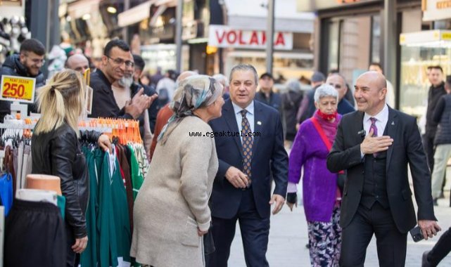 Kemeraltı esnafından Başkan Soyer’e sevgi seli