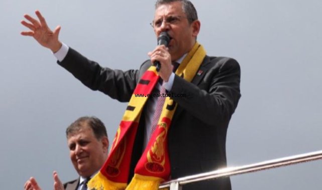 Özgür Özel Tire'de: Mal varlıklarını belediye kapısına asacaklar
