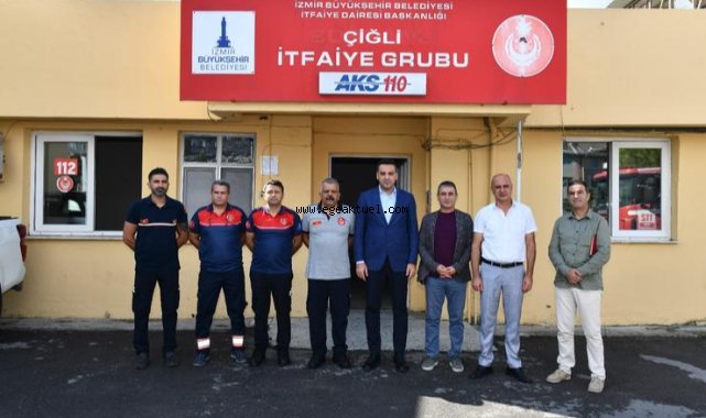 Başkan Yıldız’dan Çiğli İtfaiyesine Anlamlı Ziyaret