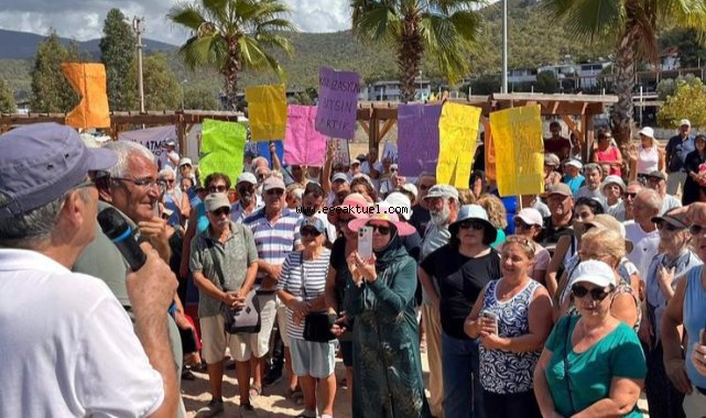 Didim'de 'körfez ölüyor' eylemi