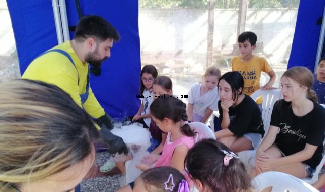 Yangından etkilenen çocuklara özel etkinlik