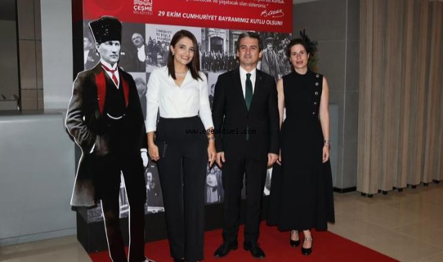 Çeşme’de Cumhuriyet Resepsiyonu düzenlendi