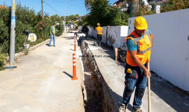 İZSU Çeşme’nin 30 yıllık su sorununu kökten çözüyor